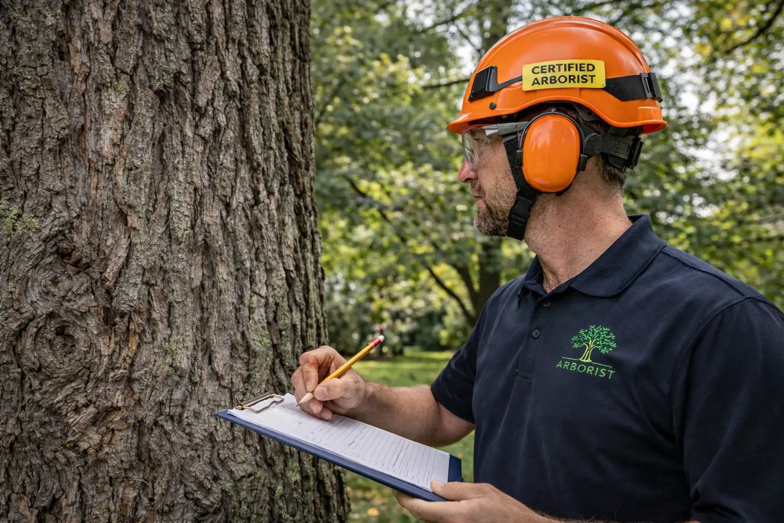 Certified arborist tree inspection Michigan